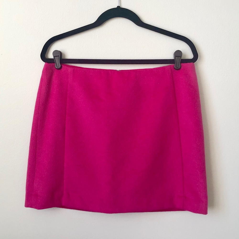 💞 THE LIMITED Pink Wool Blend Mini Skirt pink 💞